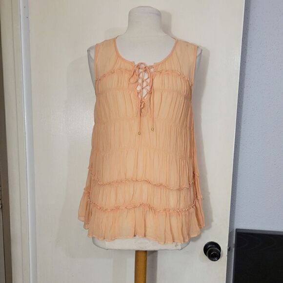 Anthropologie floreat calla lace up blouse - Picture 5 of 11